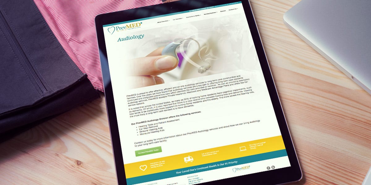 prevmed website tablet